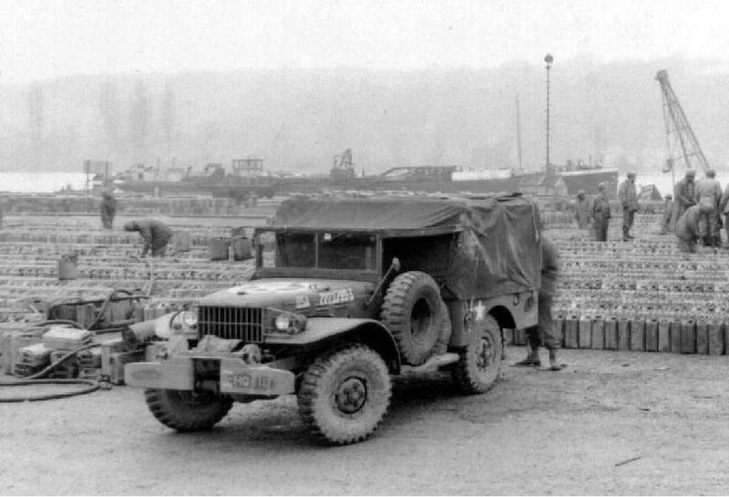 1940's Dodge power-wagon in the military 